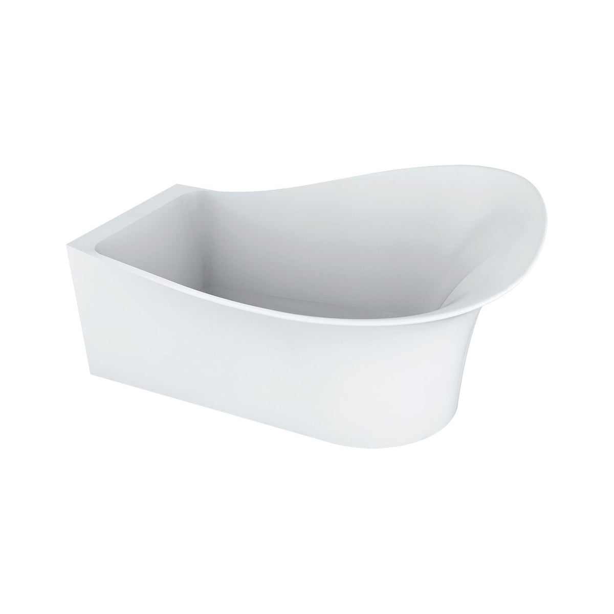 Slik Evolo Freestanding bathtub, 67", in matte white TEV6735FA0L5