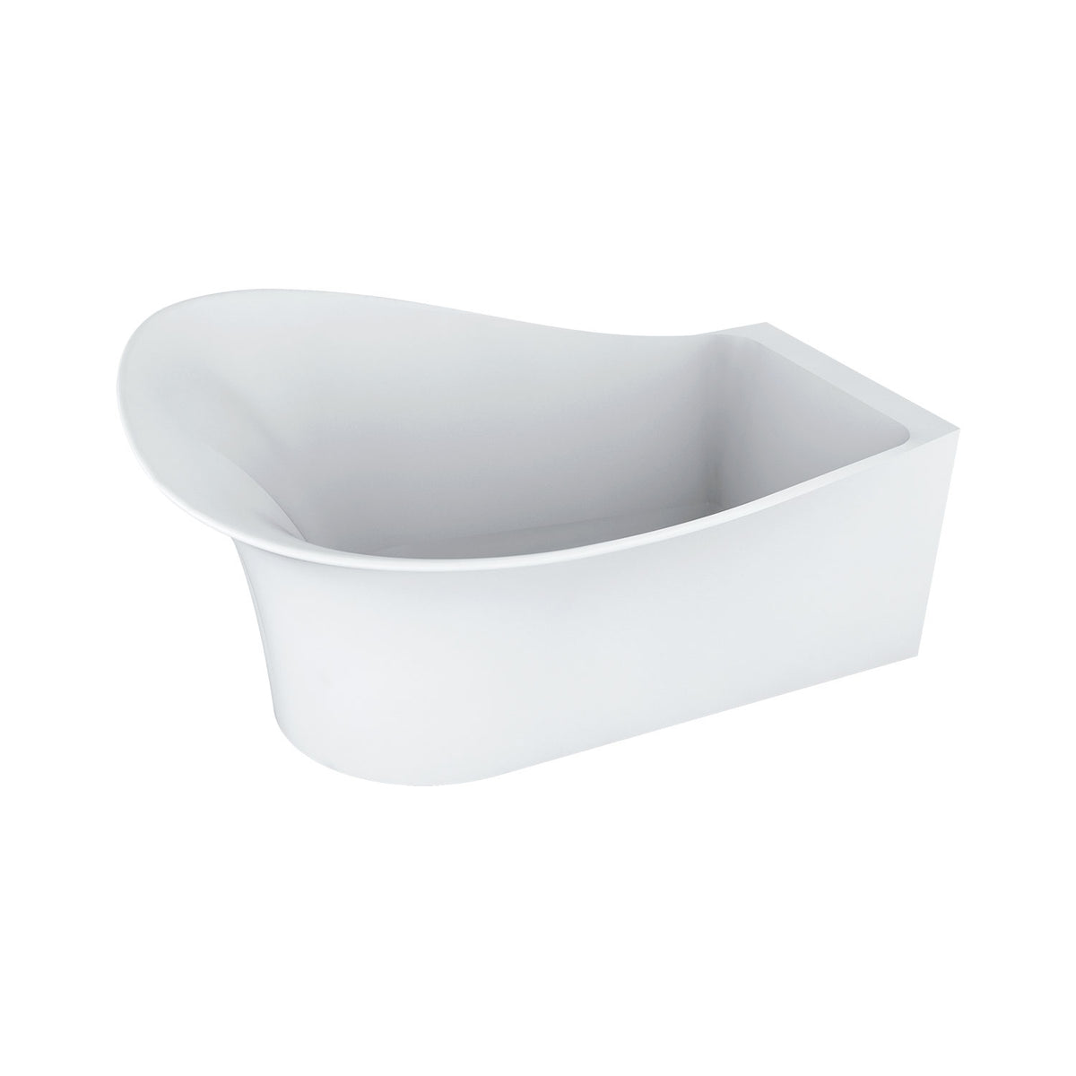Slik Evolo Freestanding bathtub, 67", in matte white TEV6735FA0R5