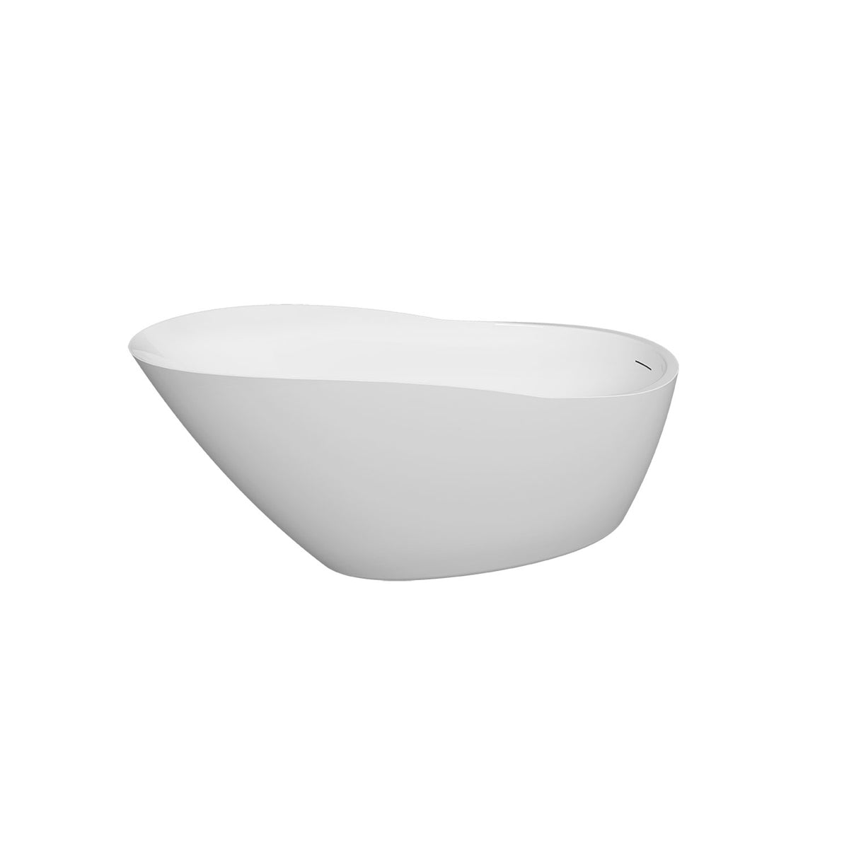 Zitta Frank Freestanding bathtub, 66", in matte white TFA6631FA005