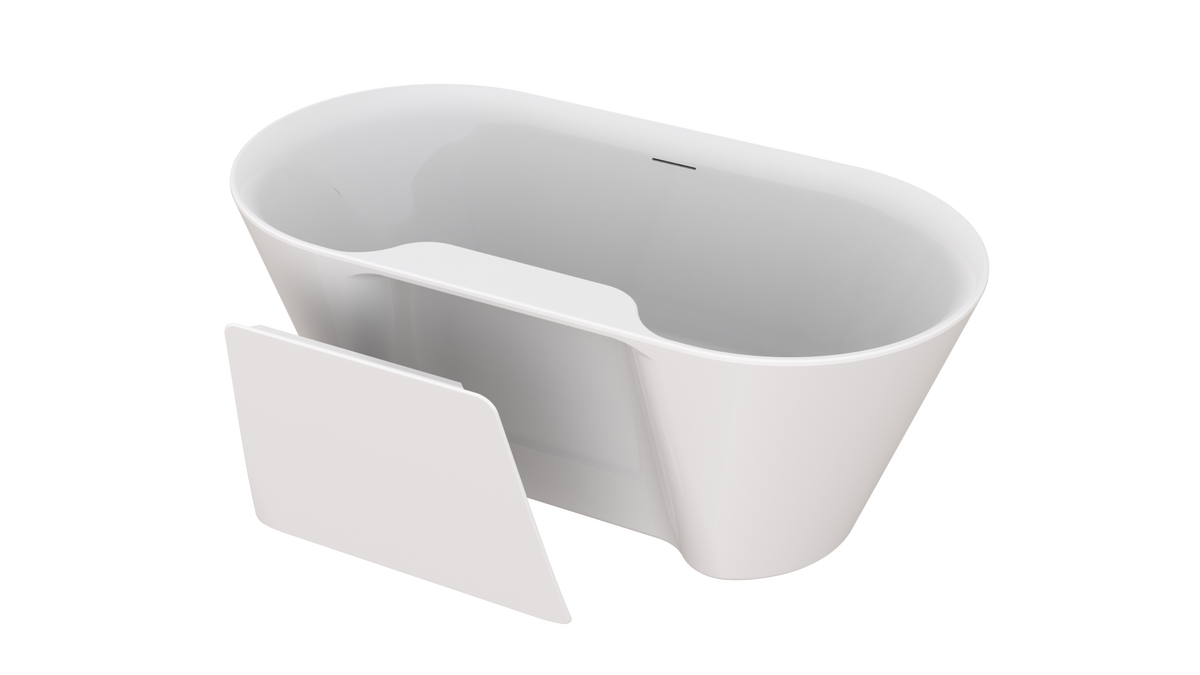 Zitta Humda+ Freestanding bathtub, 60", in matte white THM6032FAP05