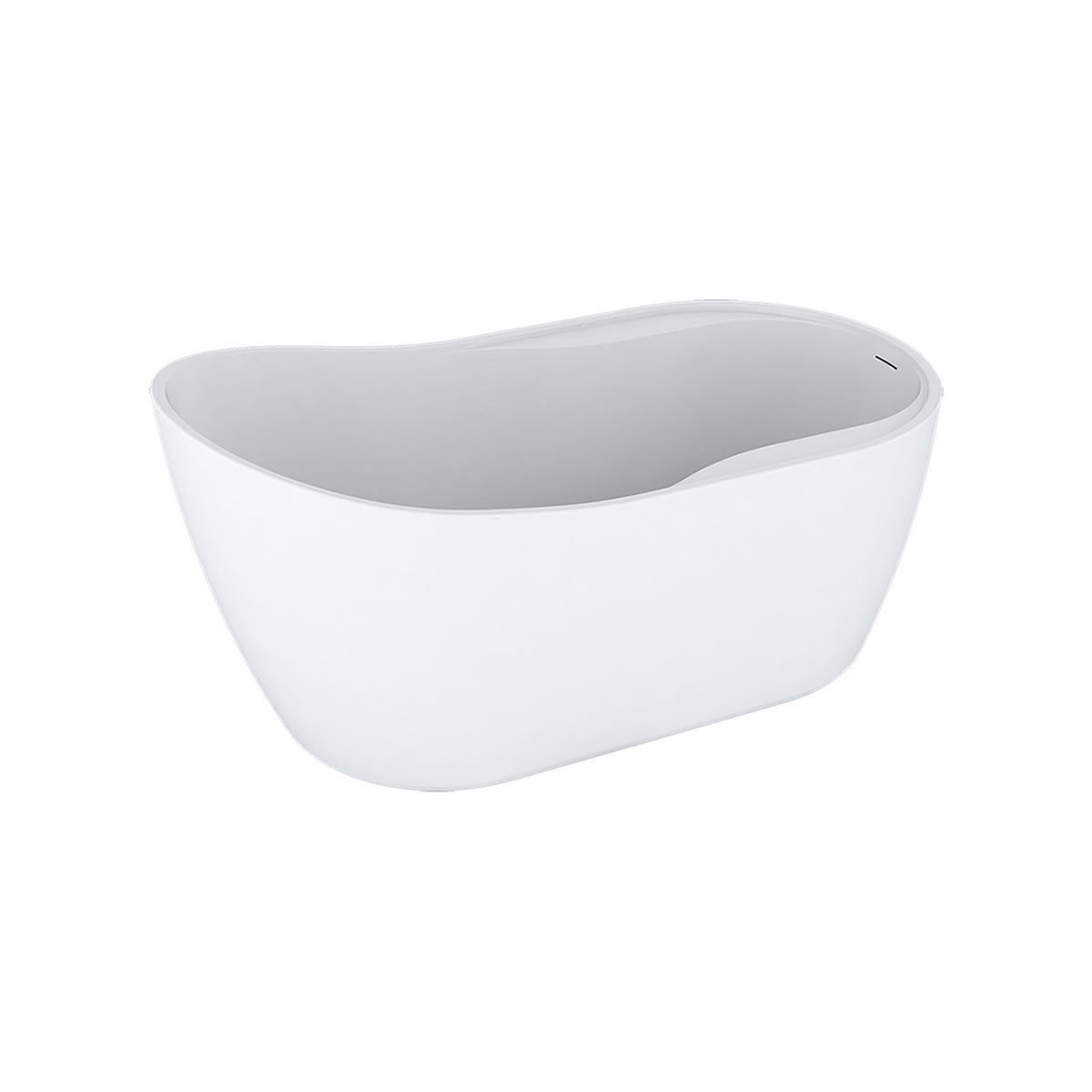 Zitta Idea Freestanding bathtub, 60", in matte white TIE6031FA005