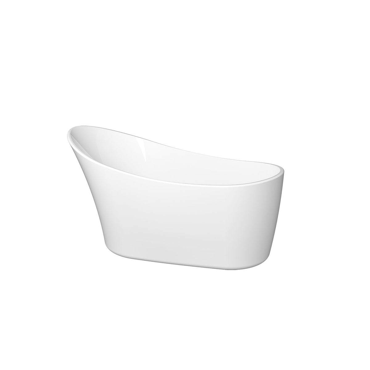 Zitta Kanwa Freestanding bathtub, 55 1/2", in matte white TKN5626FA005