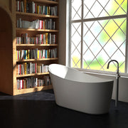 Zitta Kanwa Freestanding bathtub, 55 1/2", in matte white TKN5626FA005