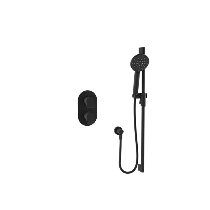 Baril PROFILE B46 Trim Only for Thermostatic Pressure-Balanced Shower Kit TRO-4151-46 in Matte Black