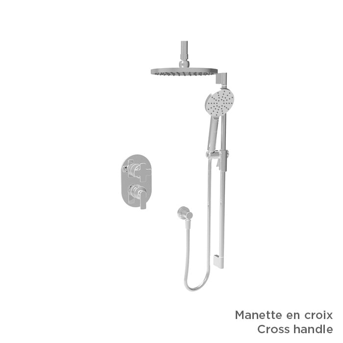 Baril AIR B80 Trim Only for Pressure-Balanced Shower Kit (Handle Options) TRR-2801-80 (Baril photo)