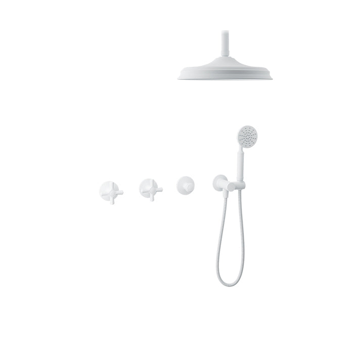 Baril BEAUMONT B20 Trim Only for Thermostatic Shower Kit TRR-3302-20 in White