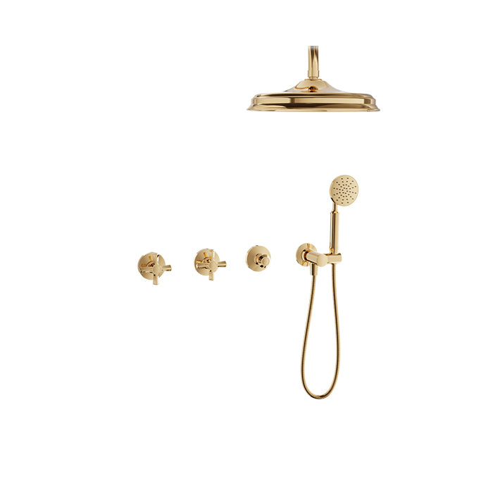 Baril BEAUMONT B20 Trim Only for Thermostatic Shower Kit TRR-3302-20 in Gold