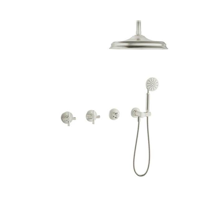 Baril BEAUMONT B20 Trim Only for Thermostatic Shower Kit TRR-3302-20 in Brushed Nickel