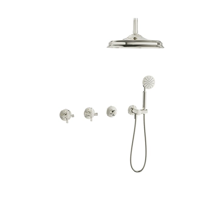 Baril BEAUMONT B20 Trim Only for Thermostatic Shower Kit TRR-3302-20 in Polished Nickel