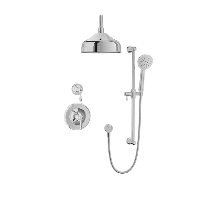 Baril TRADITION B72 Trim Only for Thermostatic Shower Kit TRR-3421-72 in Chrome