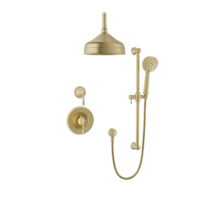 Baril TRADITION B72 Trim Only for Thermostatic Shower Kit TRR-3421-72 in Satin Brass