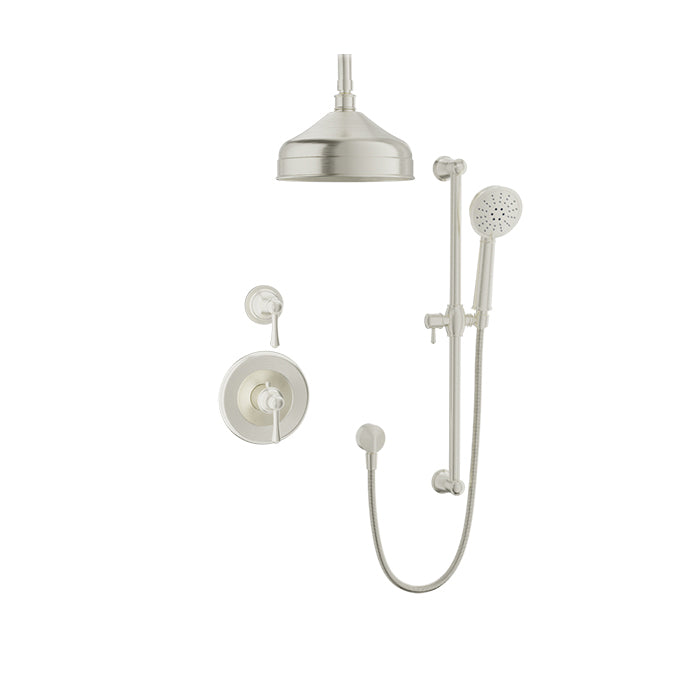 Baril TRADITION B72 Trim Only for Thermostatic Shower Kit TRR-3421-72 in Brushed Nickel