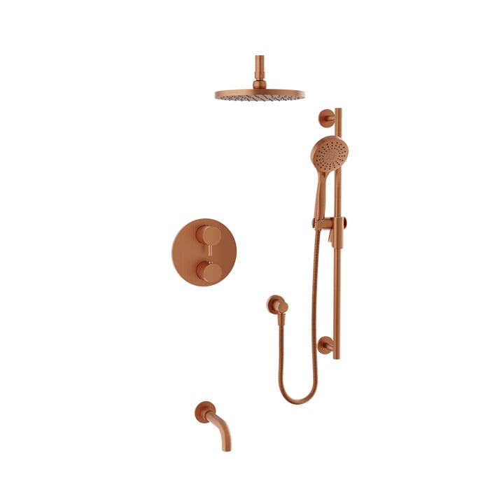 Baril ZIP B66 Trim Only for Thermostatic Pressure-Balanced Shower Kit TRR-4303-66 in Satin Copper