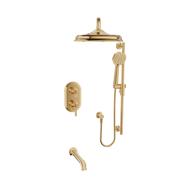 Baril BEAUMONT B20 Trim Only for Thermostatic Pressure-Balanced Shower Kit TRR-4305-20 in Gold