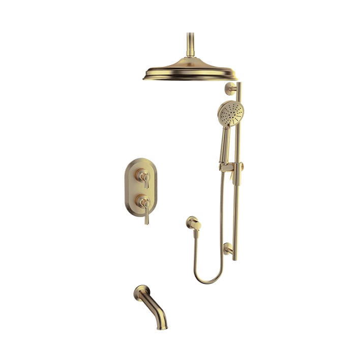 Baril BEAUMONT B20 Trim Only for Thermostatic Pressure-Balanced Shower Kit TRR-4305-20 in Warm Gold