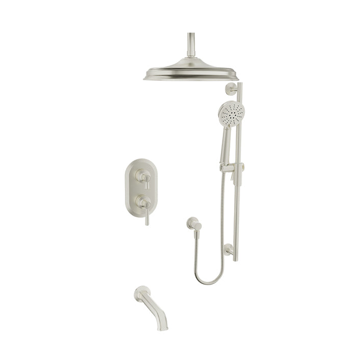 Baril BEAUMONT B20 Trim Only for Thermostatic Pressure-Balanced Shower Kit TRR-4305-20 in Brushed Nickel