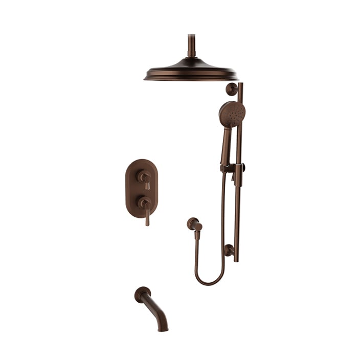 Baril BEAUMONT B20 Trim Only for Thermostatic Pressure-Balanced Shower Kit TRR-4305-20 in Venetian Bronze