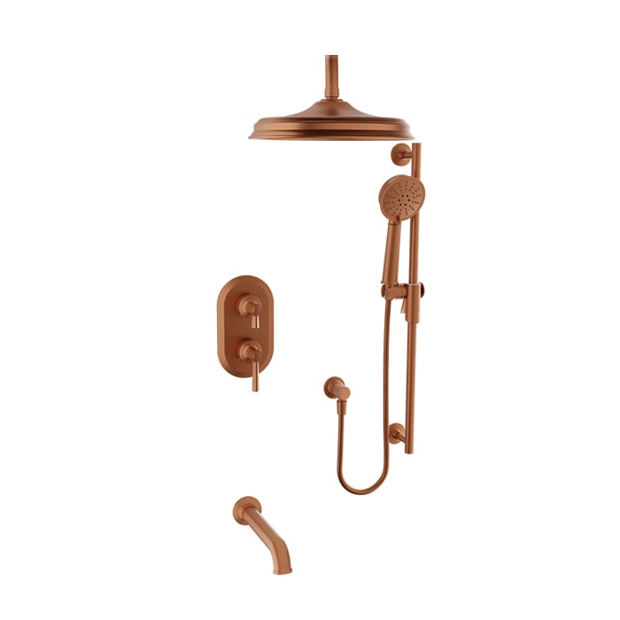 Baril BEAUMONT B20 Trim Only for Thermostatic Pressure-Balanced Shower Kit TRR-4305-20 in Satin Copper