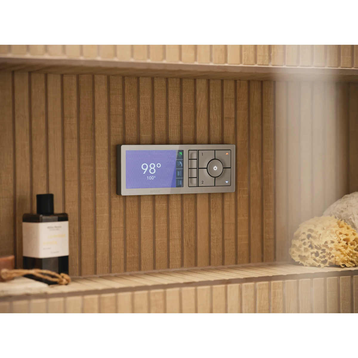 Moen Smart Shower 4-Outlet Shower Controller In TS3304TB in Terra Beige (TS3304TB) - view 7