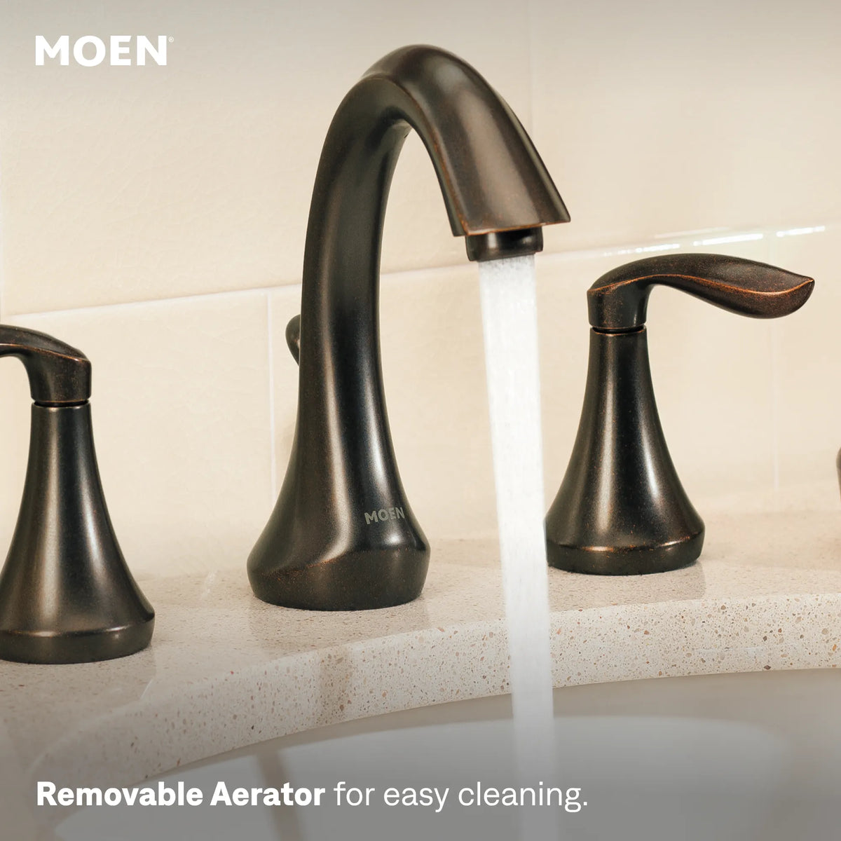 Moen Eva Two-Handle High-Arc Bathroom Faucet TV6420 in Chrome (TV6420) - view 8