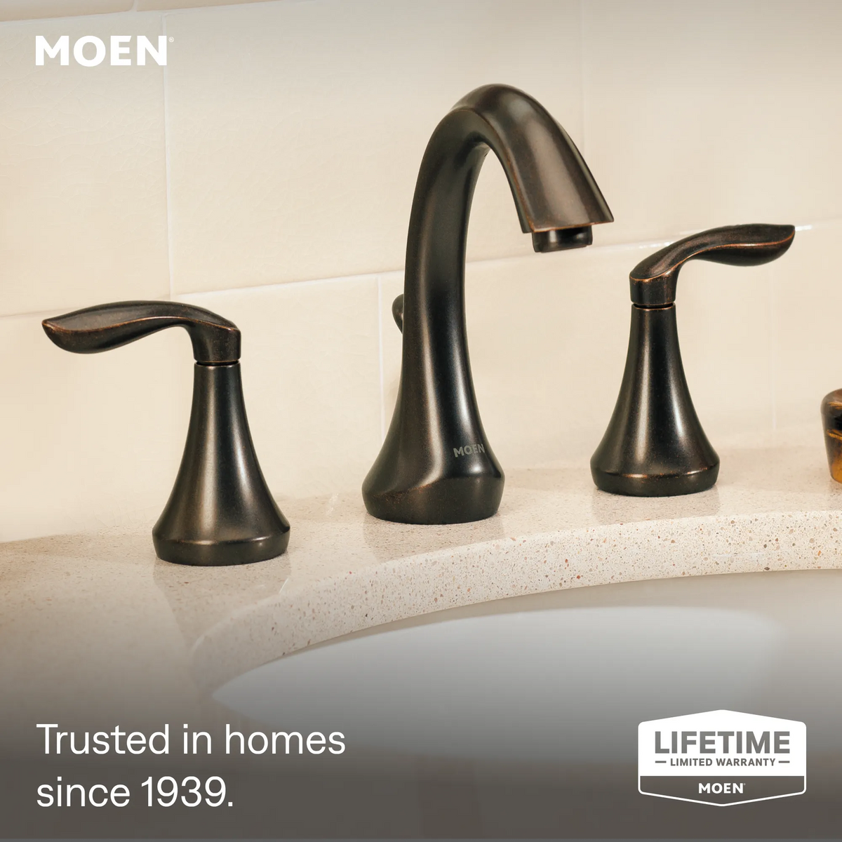 Moen Eva Two-Handle High-Arc Bathroom Faucet TV6420 in Chrome (TV6420) - view 6