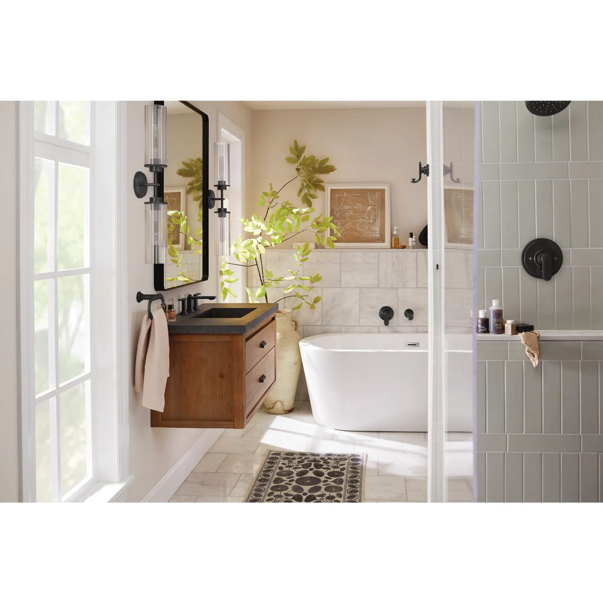 Moen Greenfield M-CORE 3 Series Shower Only UT33322 in Matte Black (UT33322BL) - view 6