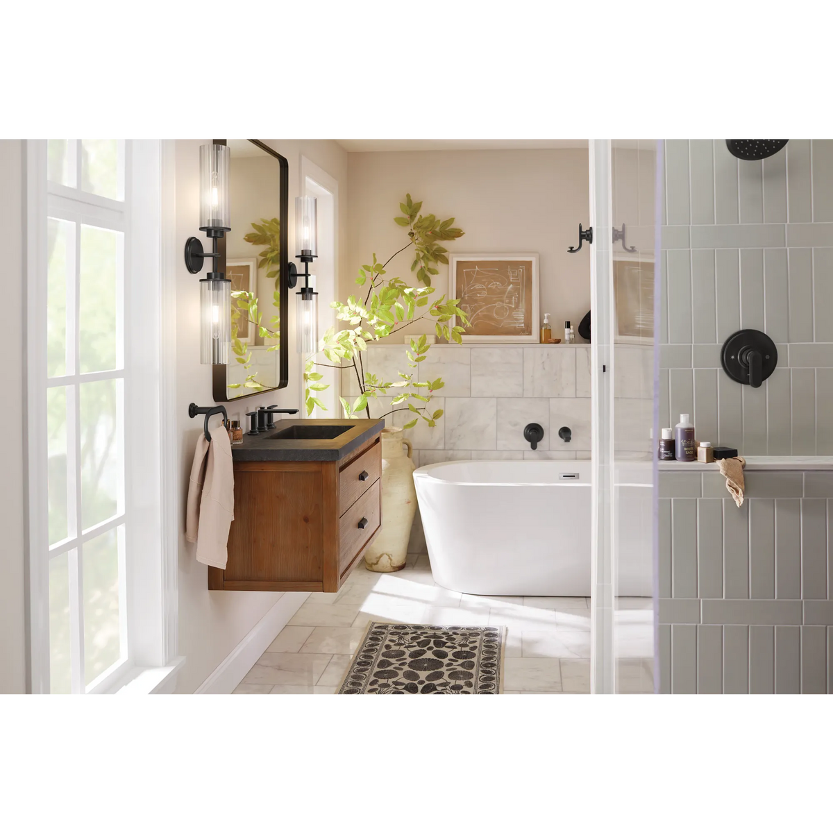 Moen Greenfield M-CORE 3 Series Shower Only UT33322 in Matte Black (UT33322BL) - view 4