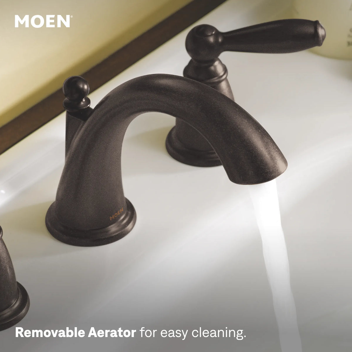 Moen Brantford Two-Handle High-Arc Bathroom Faucet TV6620 in Oil Rubbed Bronze (TV6620ORB) - view 3