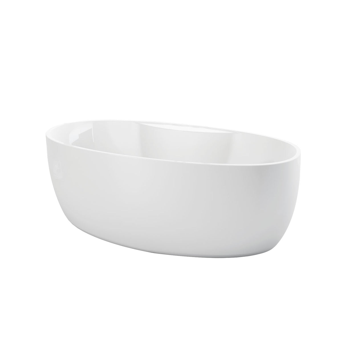 Zitta Wave Freestanding bathtub, 66 1/2", in matte white TWV6733FA005