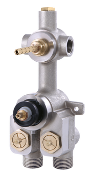 Aquabrass Turbo Thermostatic Valve with 1 Shut-Off Valve T12001