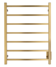 Tahoe 7 Towel Warmer, Brushed Gold, Hardwired, 7 bars - 	TWS2-TAH07GH - Plumbing Market