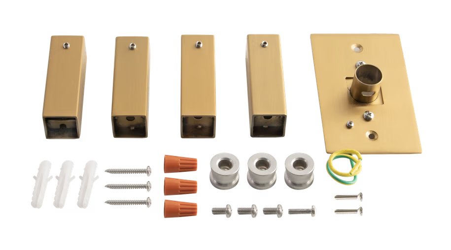Tahoe 7 Towel Warmer, Brushed Gold, Hardwired, 7 bars - 	TWS2-TAH07GH - Plumbing Market