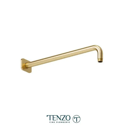 Tenzo 16" Wall Mount Shower Arm Brushed Gold Clearance - Plumbing Market