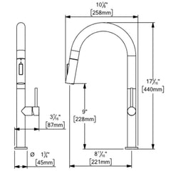 Tenzo AMADOR 2 Functions Spray Head Kitchen Faucet - Plumbing Market
