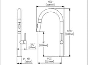Tenzo AMADOR 2 Functions Spray Head Kitchen Faucet - Plumbing Market