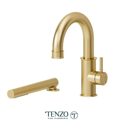 Tenzo Alyss 2 Pieces Deck Mount Tub Filler Faucet ALY-31 - Plumbing Market