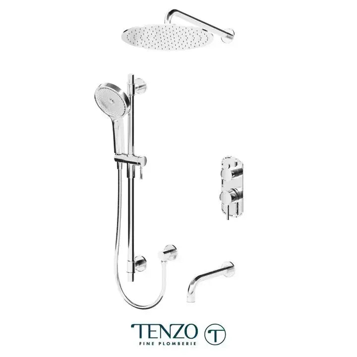 Tenzo Alyss 3 Function Shower Faucet with 16 Inch Head - ALYPB33-501135-CR