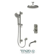 Tenzo Alyss 3 Function Shower Kit Ceiling Mount With 10 inch Shower Head - ALYT33-511345