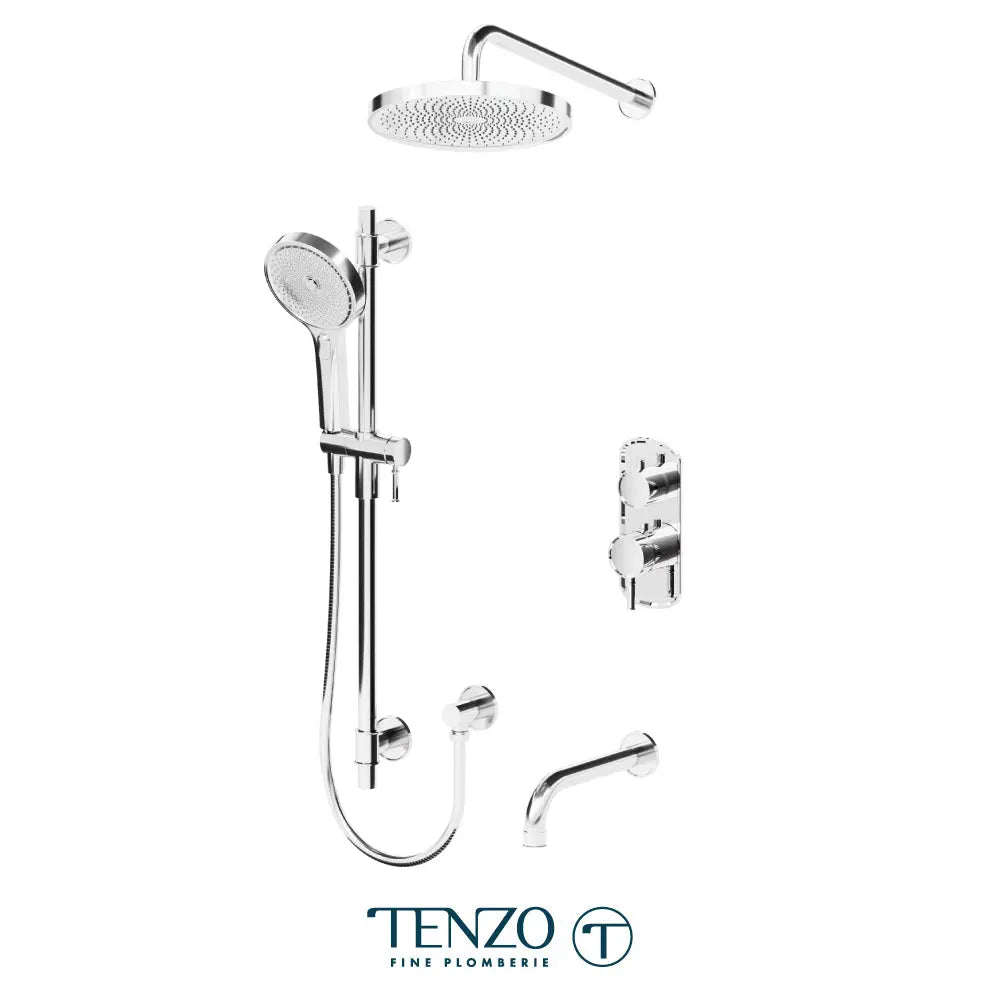 Tenzo Alyss 3 functions Shower Faucet With Tub Spout ALYT33-501145 - Plumbing Market