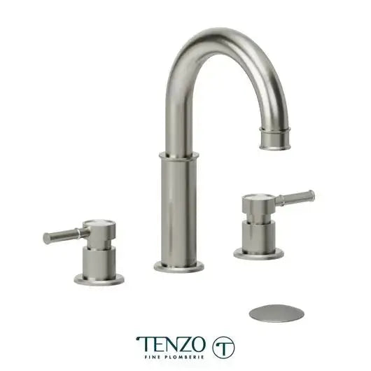 Tenzo Alyss 8in lavatory faucet with (overflow) drain SKU: ALY13-P