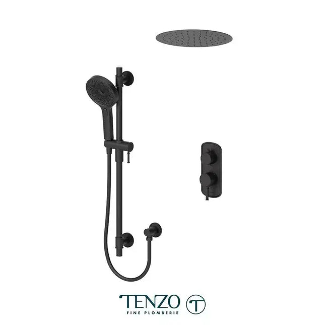 Tenzo Alyss Ceiling Mount Head Shower Kit 2 Functions ALYPB32-21165 - Plumbing Market
