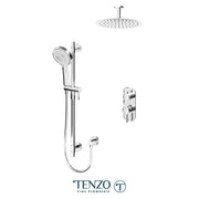 Tenzo Alyss Ceiling Mount Shower kit 2 functions ALYPB32-21132 - Plumbing Market