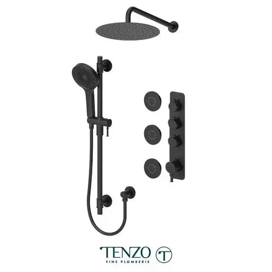Tenzo Alyss Extenza 3 functions shower kit with 12 inch Shower Head - ALYT43-571112