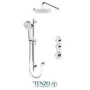 Tenzo Alyss Extenza kit 2 functions thermostatic with 10 inch Shower Head - ALYT42-20114