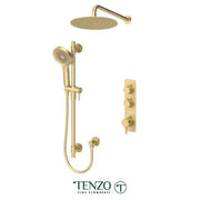 Tenzo Alyss Extenza kit 2 functions thermostatic with 10 inch wall mount head - ALYT42-20112