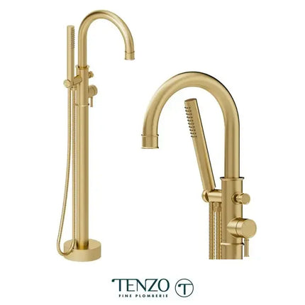 Tenzo Alyss Freestanding 3 Piece Tub Filler - Plumbing Market
