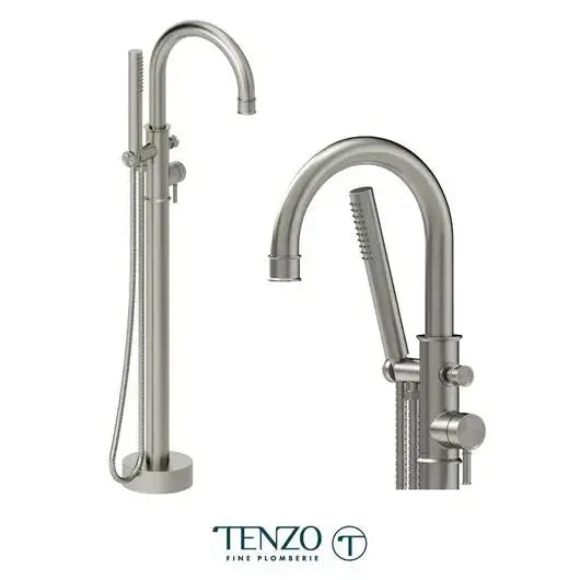 Tenzo Alyss Freestanding 3 Piece Tub Filler