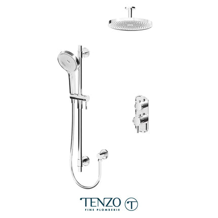 Tenzo Alyss Shower Kit 2 Functions Ceiling Mount ALYT32-21134 - Plumbing Market