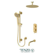 Tenzo Alyss Shower kit 3 functions 10 inch Shower Head Ceiling Mount