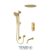Tenzo Alyss Shower kit 3 functions with 12 inch Ceiling Head